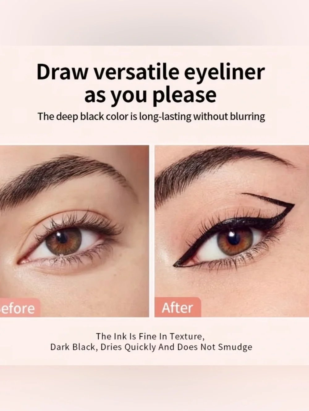 Rotatable Eyeliner Stamp - Black Winged Precision